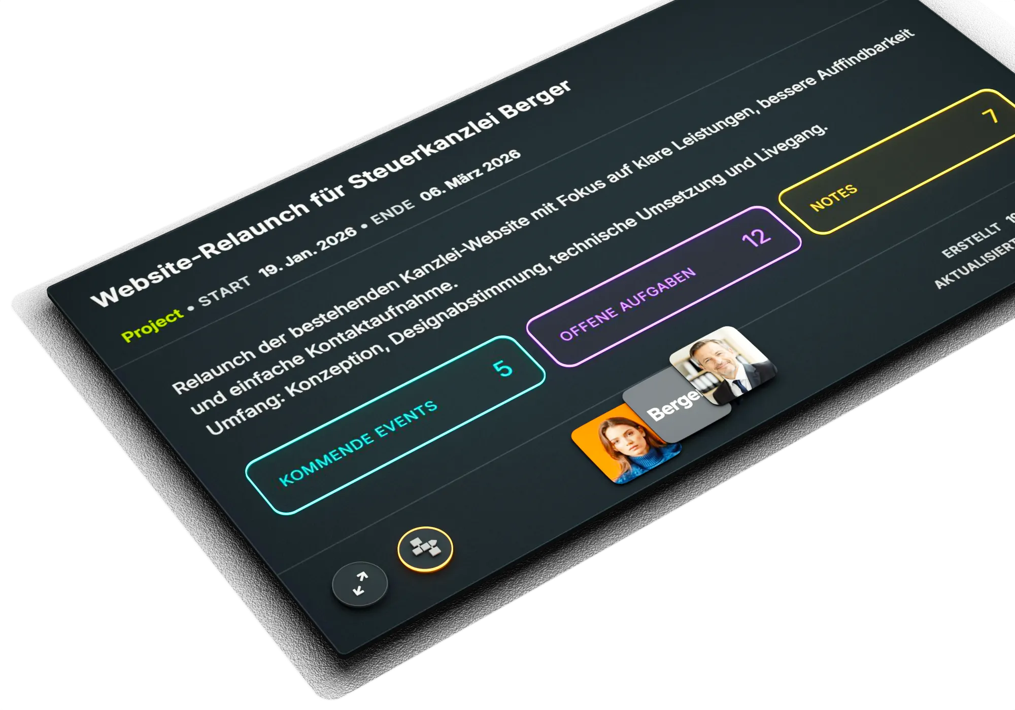 Projects board preview